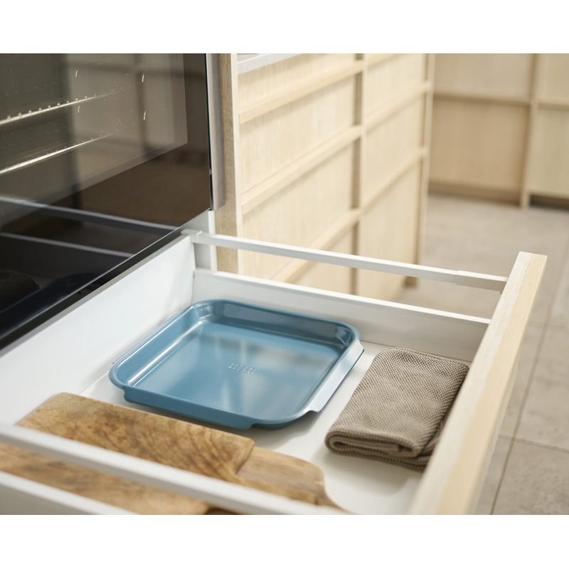 Joseph Joseph Nest Bake Medium Non-stick Baking Tray With Easy Pull Handles, 11.75" x 12"