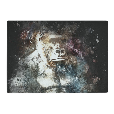 Tempered Glass the Silverback Gorilla Chopping Board