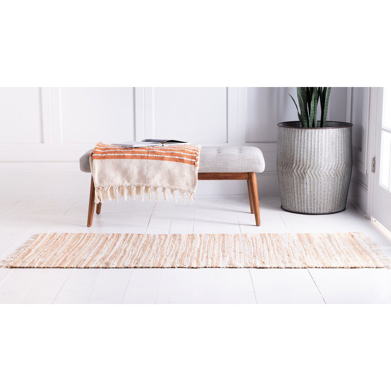Gwin Cotton Abstract Indoor Rug, Runner 2'7" x 6'7"