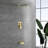 Pressure-Balanced (Temperature Control Only) Complete Shower System-93620296