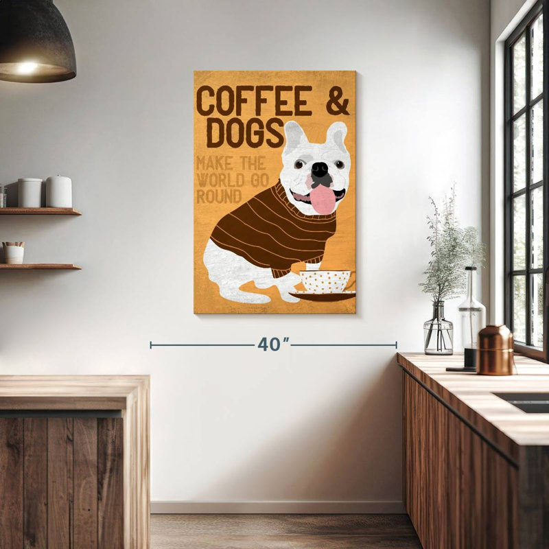 Bouledogue français Ketti Coffee and Dogs, H 39 po x l 26 po
