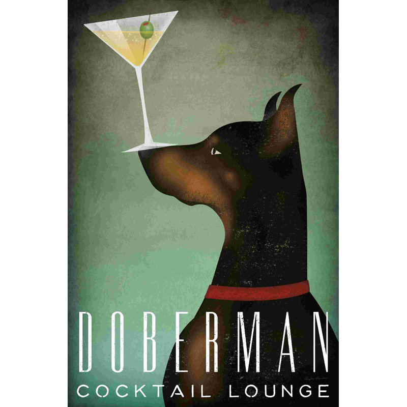 Doberman Martini, H 30 po x l 20 po