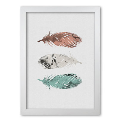 Pastel Feathers - Print