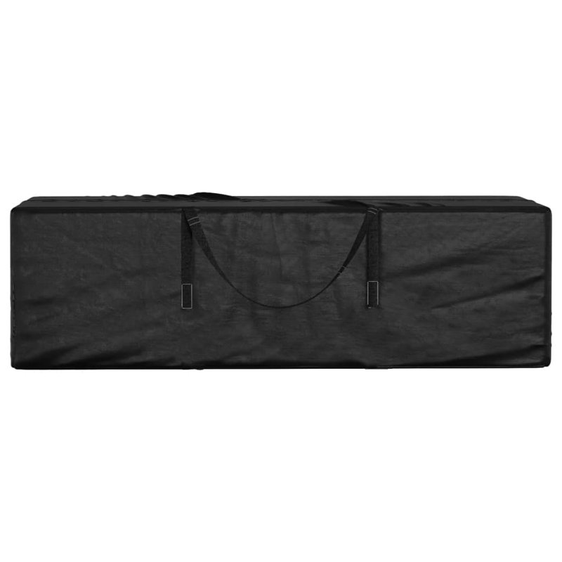 Sac de rangement pour coussin de jardin vidaXL en polyéthylène noir (PE) grand