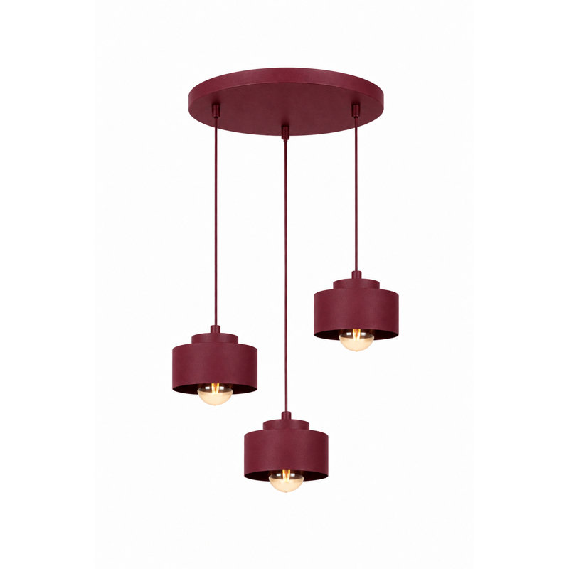 Simply Wine 1-light Pendant, 34, Burgundy, 3