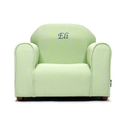 Fauteuil club personnalisé Keet, Gingham