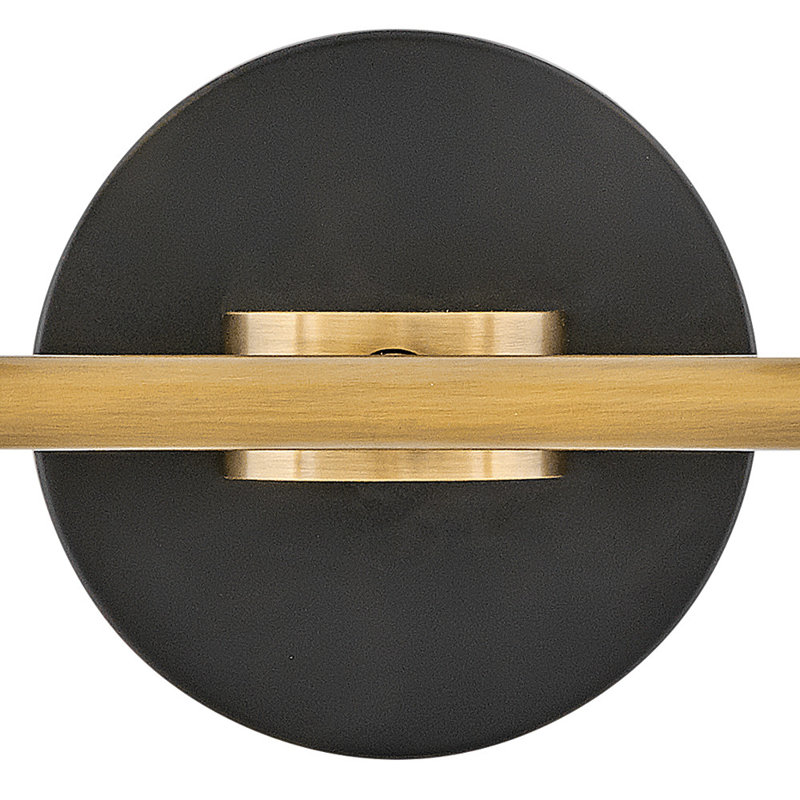 Marten 2-Light Two-Tone Bath Vanity Fixture