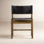 Chaise d'appoint rembourrée noire Matisse-1161317342-1161317339