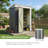 5 Ft. X 3 Ft. Outdoor Storage Metal Shed With Floor Frame, Grey-124424171