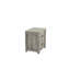 Table de chevet en chêne gris 23,61 po x 17,04 po 25,48 po, bois 24 po 17 po 25 po, fabrication de qualité