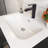 24“ Wall Mounted Floating Bathroom Vanity With White Ceramic Sink