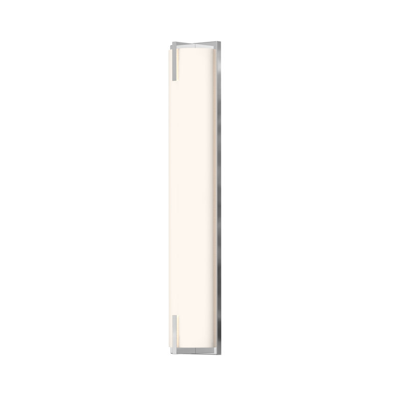 New Edge 1 - Light LED Bath Bar, Polished Chrome, 21W, 5"H x 40"W x 2.8"D
