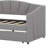 Upholstered Daybed Twin Size With Two Drawers-112715751