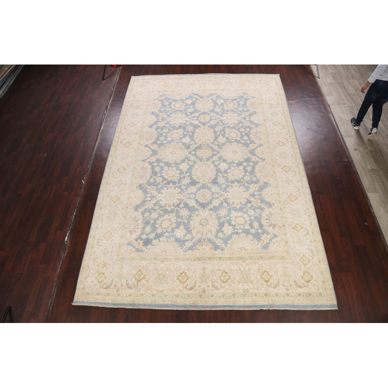 Tapis oriental à motif floral à motif floral Ziegler 9 x 13