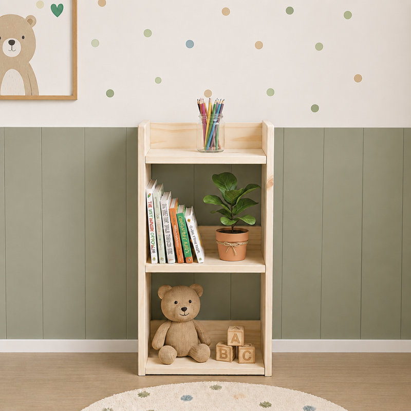 Bibliothèque Montessori à 2 niveaux, 2 niveaux