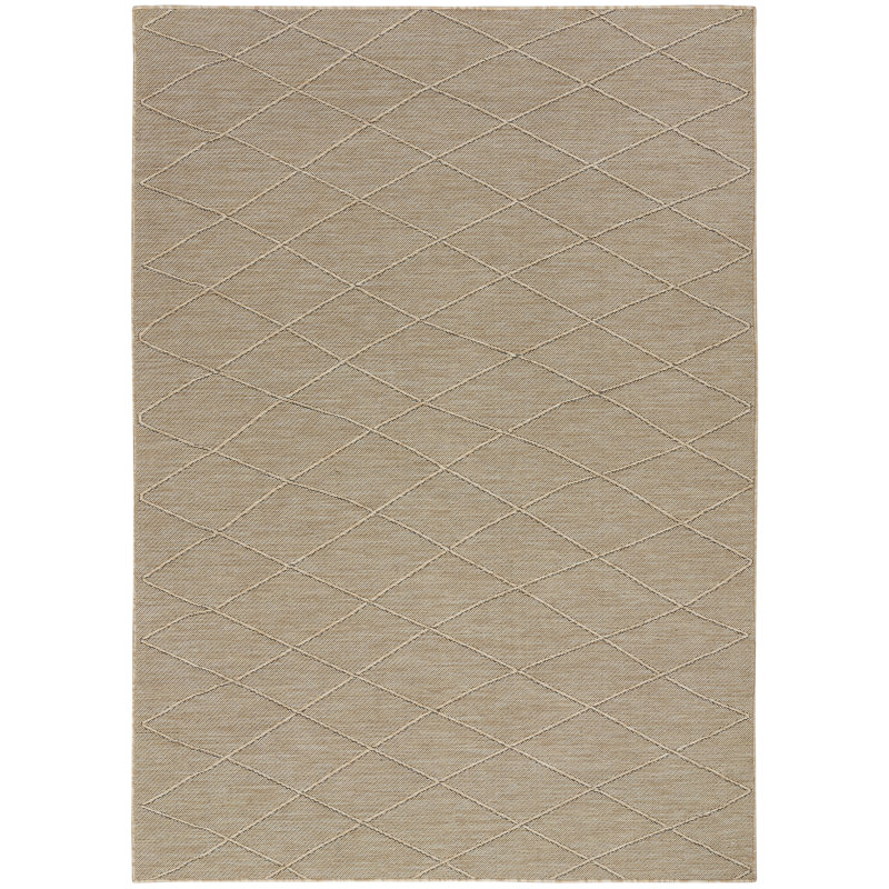 Rectangle WSL01-NATRL Indoor/Outdoor Area Rug, Rectangle 6 pi x 9 pi