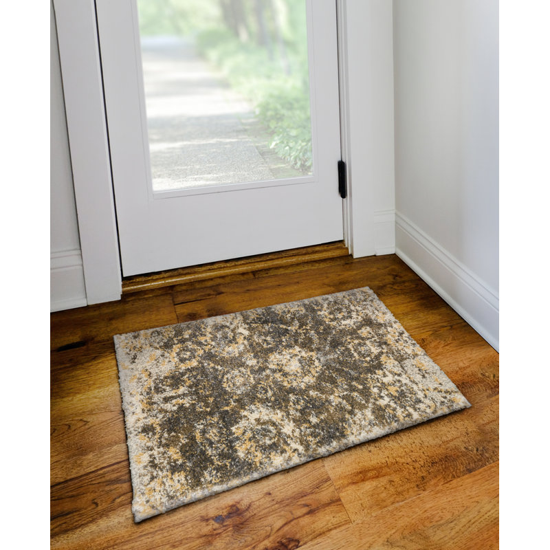 Mekhag Floral Indoor Rug, Rectangle 1'8" x 2'6"