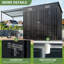 Outdoor Storage Shed & Hardtop Gazebo Combo