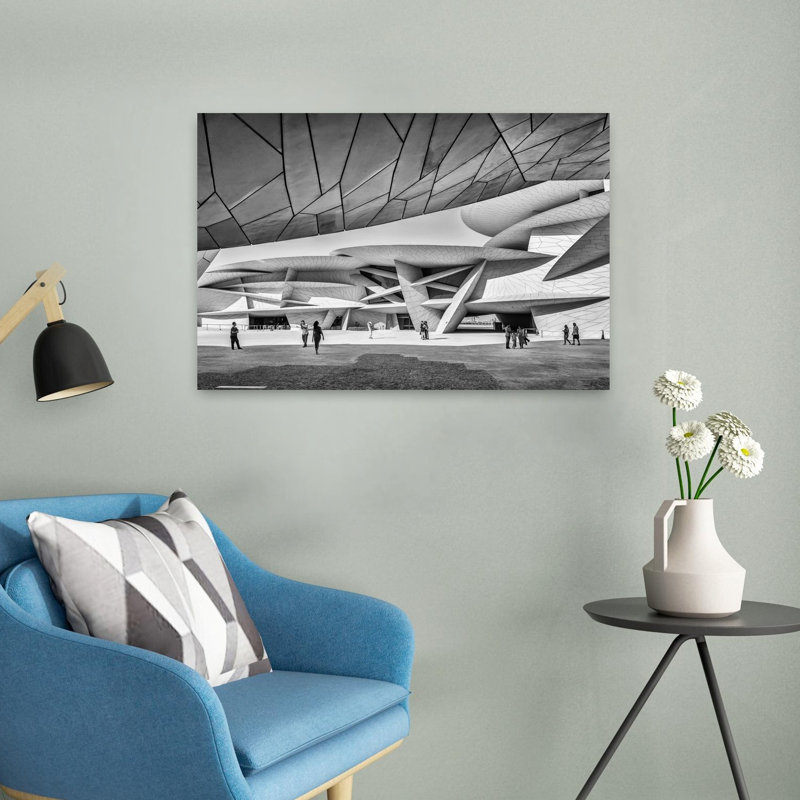 Contemporary Art Modern Contemporary Rose Architecture, art mural, H 16 po x l 24 po