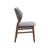 Sarha Armless Side Chair In Light Gray And Walnut (Set Of 2)-105401216