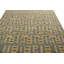 Scandinavian Hand Knotted Wool Geometric Area Rug-1922352583