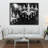 White Chandeliers Print On Canvas