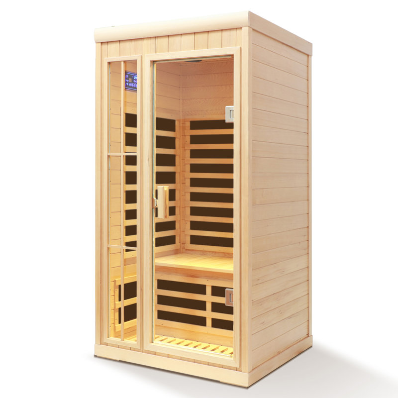 Deluxe Room Plus - Sauna à infrarouge lointain avec une personne et lumières DEL