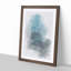 Moon over India in Abstract - Framed Print-55725303-55725304