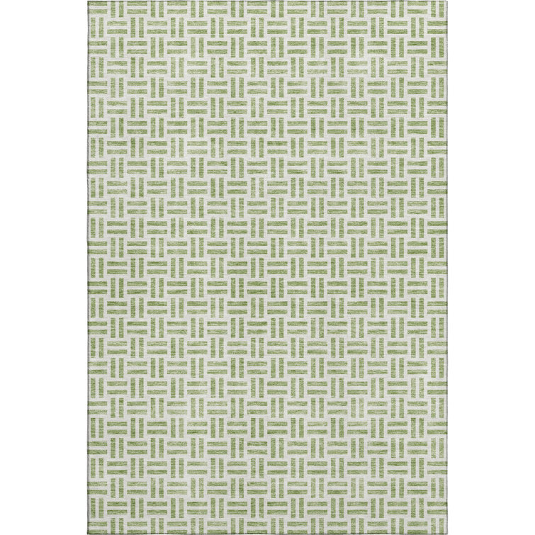 Premium Machine Washable Prisco Aloe Rug