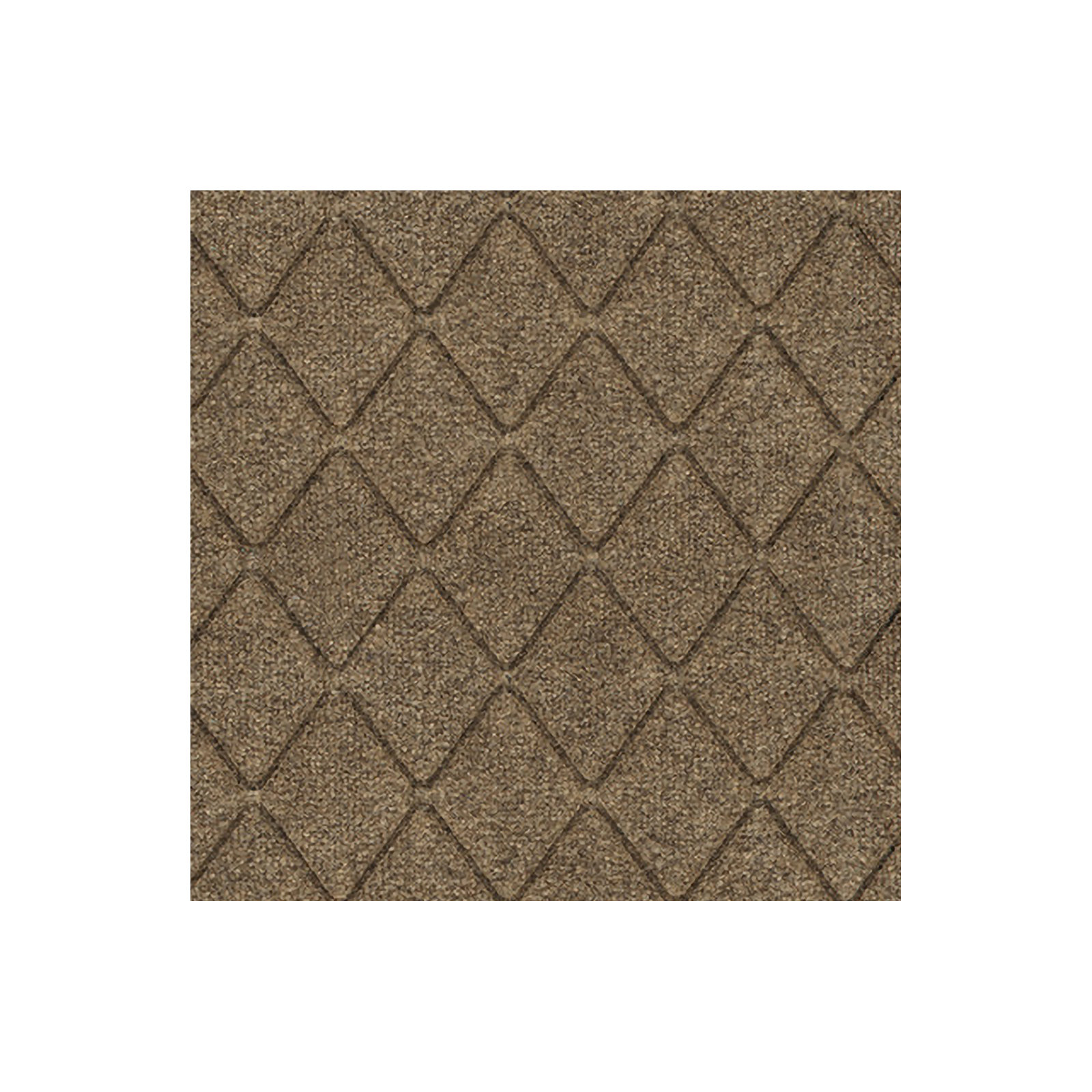 WaterHog Non-Slip Indoor/Outdoor Doormat, Camel, Semi-Circle 24" x 39"