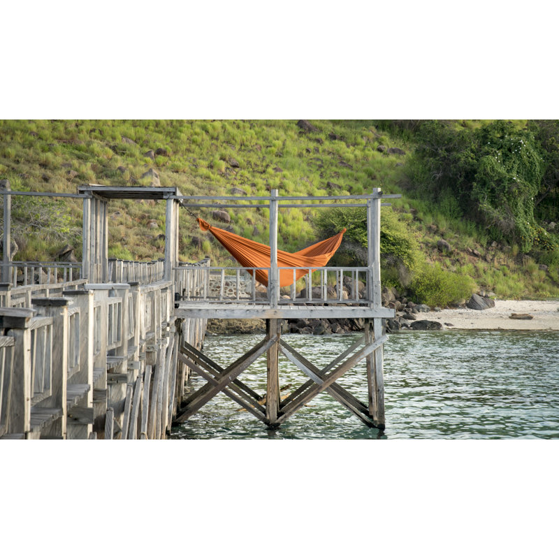 Anniina Classic Hammock, 100cm H x 520cm W x 300cm L, Terracotta Orange