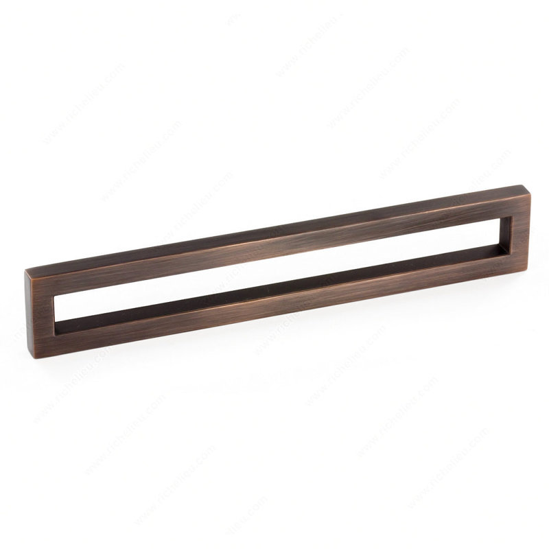 6 3/10" Centre Recessed Pull, Brushed Oil-Rubbed Bronze