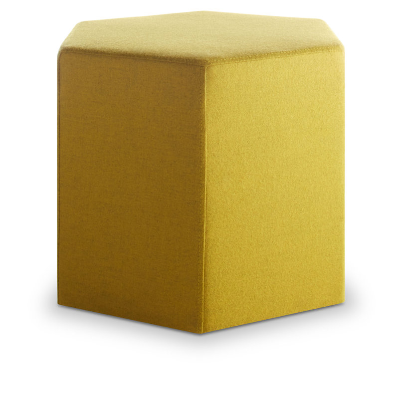 Hecks Hexagon Ottoman, Vesper Citron