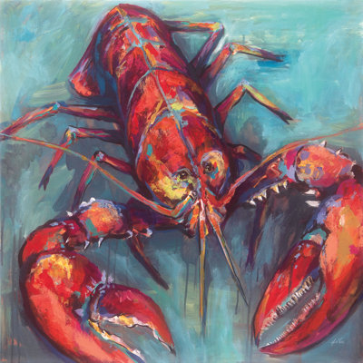 " Lobster " by Jeanette Vertentes Painting Print