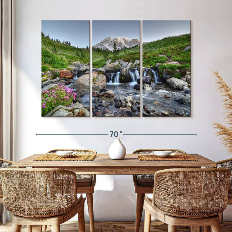 Alvord Cascades par le mont Rainier, H 20 po x l 33 po