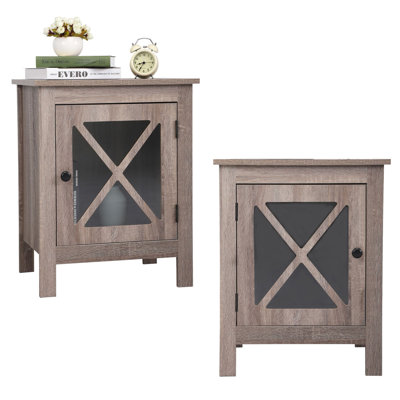 Table de chevet en bois massif Franciskus