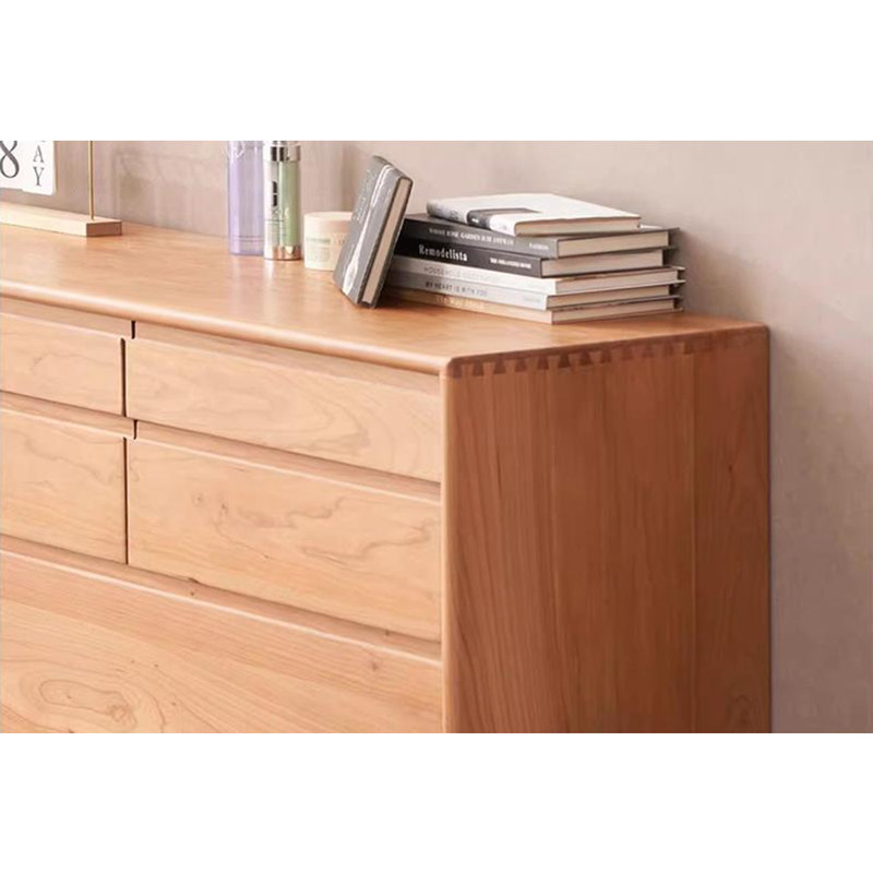 Commode d'appoint en bois simple et élégante, Brun