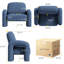 Fauteuil avec coussin moelleux-127038267