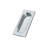 Deltana FP4134U26 Flush Pull, Large, 3-7/8" x 1-5/8" x 3/8" in Polished Chrome-14747407