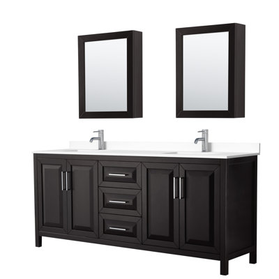 Daria 80'' W Double Vanity