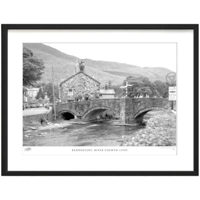Beddgelert, River Colwyn C1955 - Single Picture Frame Print