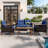 4 Pieces Outdoor Wicker Sectional Sofa With A 3-seat Sofa, 2 Ottomans, A Lifting Table, Retractable Canopy, Washable Cushions, Adjustable Backrest-1878983100