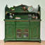 Garde-manger en bouleau massif patiné American Country