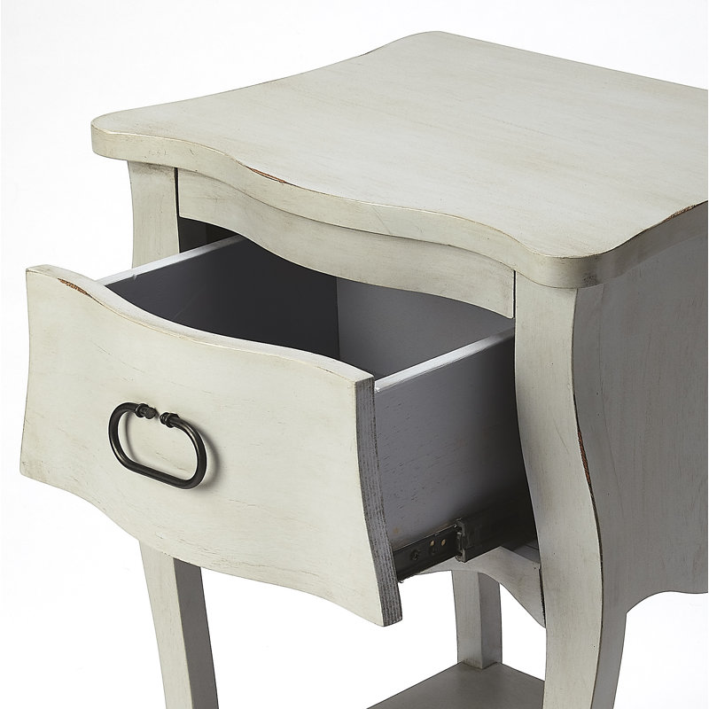 Rochelle 1 Drawer Nightstand, Gray