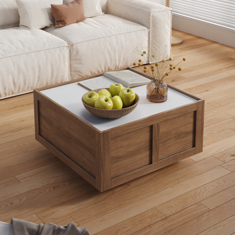 Table basse Farmhouse, Chêne naturel