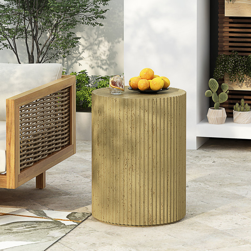 Table d'appoint cylindrique