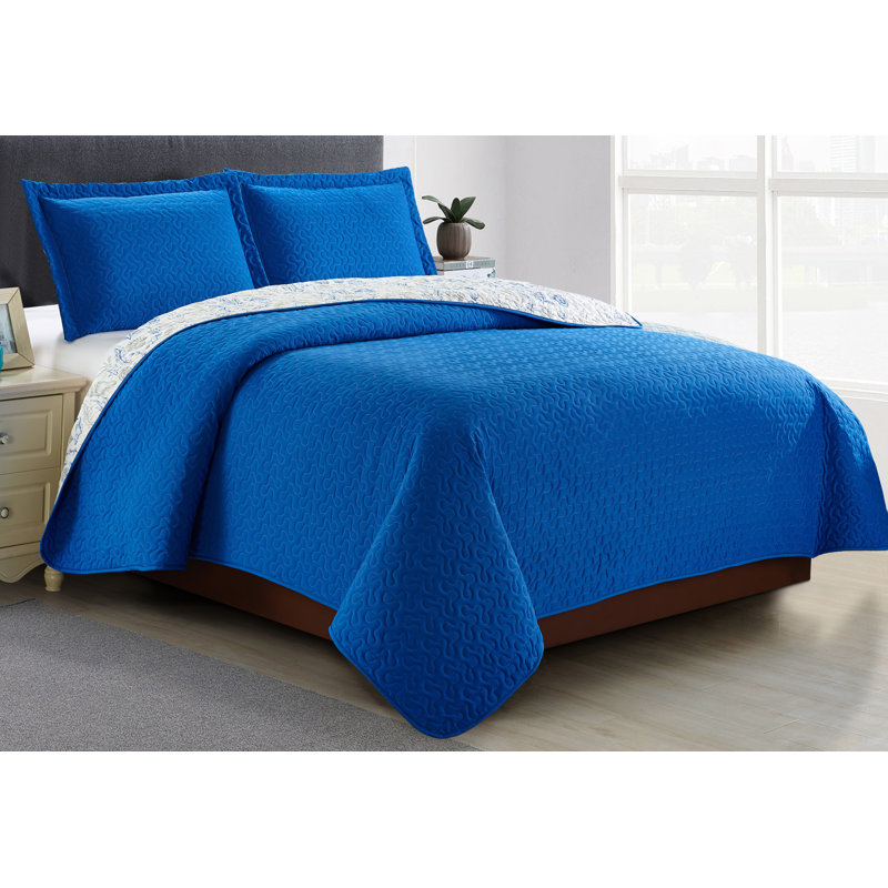 Carraway Floral Quilt, Twin Quilt + 1 Sham