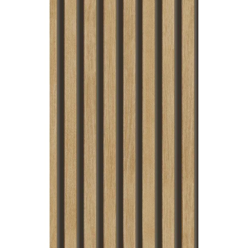 Papier peint à rayures élégantes, Brun