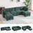 128" Oversized Modular Sectional Sofa with Storage & Removable Covers, Convertible U-Shape, L-Shape & Sleeper Configuration, Modern 6-Seater Couch with Movable Ottoman-1640922144