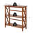 34'' H X 31'' W 3-Tier Bookcase & Bookshelf, Stable Open Storage Shelf w/Solid Wood Frames-2093079103